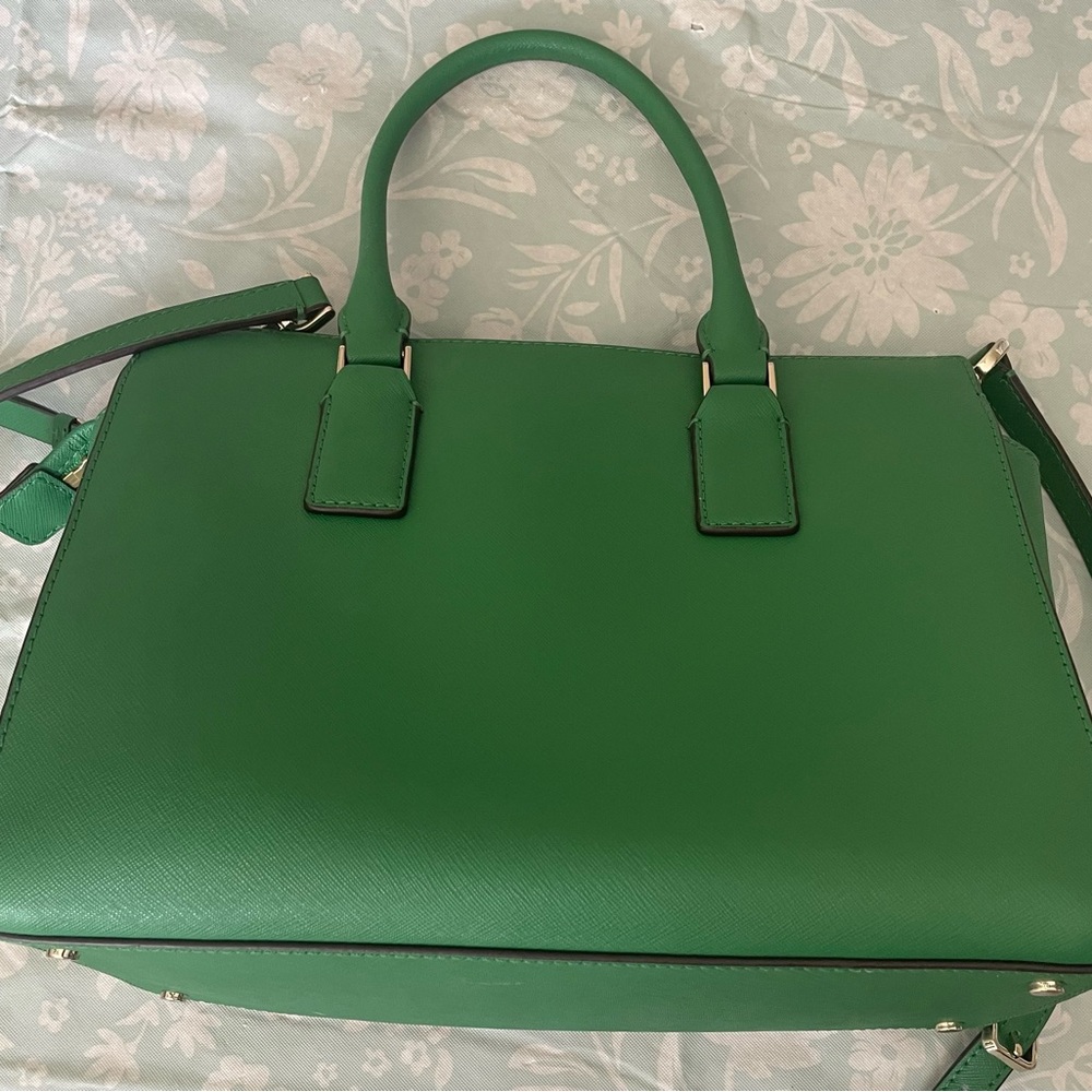Kate Spade Vibrant Green Satchel and Wallet - Picture 4 of 9
